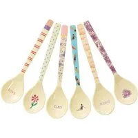 rice Teelöffel Rice Melamin Teelöffel Multicolor Gloriously Gifted (6 Stück), Bruchsicher