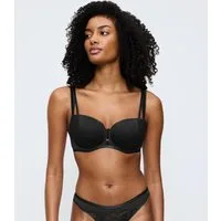 Triumph Balconette-BH Palina Moonlight Kiss Triumph x Palina Rojinski, gefütterte Spacer-Cups, Spitze, Glitzergarn