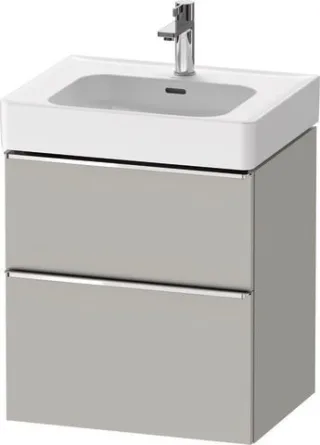 Duravit D-Neo Waschtischunterbau wandhängend Betongrau Matt 584x452x625 mm - DE4376010070000 DE4376010070000