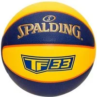 Spalding Basketball Basketball TF 33 Gold Outdoor, Deep Channel Design für exzellente Spieleigenschaften