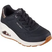 Skechers UNO WEDGE-HI STEPS Sneaker, Keilsneaker, Schnürschuh mit Air-Cooled Memory Foam