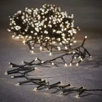 Luca Lighting LED-Lichterkette mit 48, 96 oder 192 LED warmweiss für aussen mit Timer