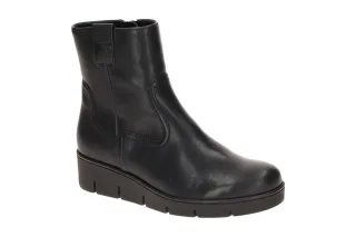 Gabor 8005.01 Damen Stiefeletten in Schwarz - Bequeme Keilabsatzschuhe