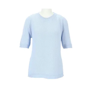 Halsüberkopf Accessoires - Pullover Rundhals 1/2 Arm sky - Gr. - m