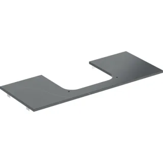 Geberit ONE Waschtisch-Platte, Ausschnitt mittig, für Aufsatzwaschtisch 505115002