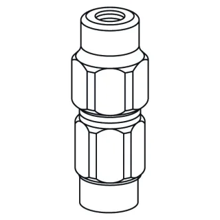 KWC Klemmverschraubung MPT 1/2"X10, chromeline mit RV,532369 532369