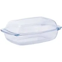 van Well Auflaufform, Glas, feuerfestes Glas, 4,1 Liter