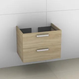 Artiqua 412 Waschtischunterschrank für Ventuno T0017 Castello Eiche quer NB, 412-WU2L-I24-7134-426 412-WU2L-I24-7134-426