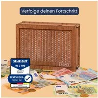 SavinX Spardose SparBox Original (6Größen) - mit Zahlen zum Ankreuzen•Wiederverwendbar
