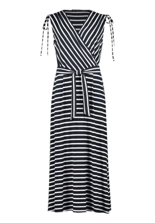 Betty Barclay - Ärmelloses Maxikleid mit V-Ausschnitt blau - Gr. - 38