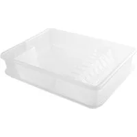 Engelland Geschirrständer Abtropfgestell, Abtropfgitter mit Wanne, für bis zu 9 Teller inkl. Besteck, spülmaschinengeeignet, BPA-frei