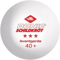 Donic Tischtennisball Avantgarde 3* 40+ 3 Stück weiß, Tischtennis Bälle Tischtennisball Ball Balls