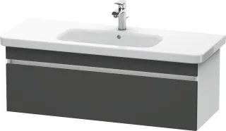Duravit DuraStyle Waschtischunterbau wandhängend Graphit & Weiß Matt 1130x448x398 mm - DS639504918 DS639504918