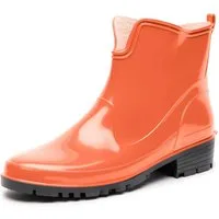 Ladeheid Gummistiefeletten LA-930 kurze Boots für Frauen Gummistiefel Damen wasserfest und bequem
