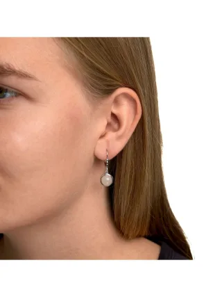 Zeeme Gemstones Ohrringe Silber 925 rosé-vergoldet mit echtem Rosenquarz