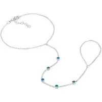 Elli Armkette Hand Chain Handkette Armband 925 Silber (kein Set, 1-tlg)