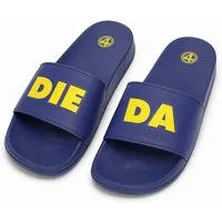 DIE FANTASTISCHEN VIER Badeschlappe DiDalette in Dunkelblau mit Gelb - Unisex Badepantolette