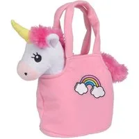 SIMBA Spielwelt Spielzeug Accessoires Girls Plüscheinhorn mit Tasche 105560064