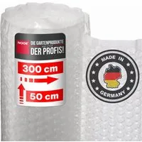 NOOR Schutzpolster Luftpolsterfolie, Luftpolsterfolie mit Noppen - 50 x 300cm - 100x 300cm