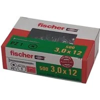 Fischer Befestigungstechnik Spanplattenschraube fischer Power Fast Spanplattenschrauben Holzschrauben verzinkt Vollgew, (500 St)