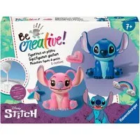 Ravensburger Kreativset BeCreative, Bastelset Gipsgießen Disney Stitch, Made in Europe