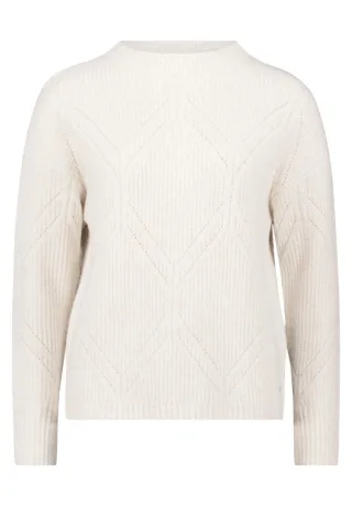 Betty & Co - Strickpullover weiß - Gr. - 42