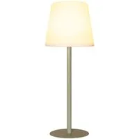 Coen Bakker Deco BV LED Außen-Tischleuchte Akku Tischlampe Multicolor mit 8 Einst. IP44, verschiedene Lichteffekte, LED fest verbaut, Kaltweiß, Warmweiß