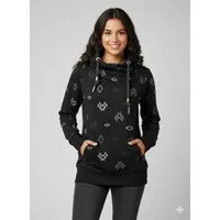Ragwear Sweatshirt NESKA AZTEK O mit hohem Schalkragen, aus Baumwolle und Polyester, lockere Passform