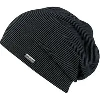 chillouts Beanie Pittsburgh Hat mit weichem Baumwollmix & feiner Streifenstruktur