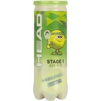 Head Tennisball Methodikbälle Stage 1 Punkt gelb/grün Dose 3er