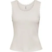 ONLY Tanktop ONLLUNI S/L TANK TOP CS JRS Baumwollmischung, regular fit, Rundhals
