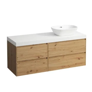 Laufen Waschtischunterschrank und Waschtisch-Platte LANI 495x1370x580 H4045831122671