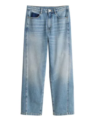 Opus - Tapered Jeans - Lissie salt blau - Gr. - L28