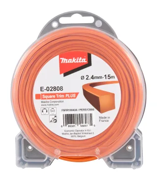 Makita Mähfaden 4kant, 2,4 mm x 15 m - E-02808