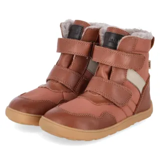 Bisgaard Winterboots BAREFOOT TIMO TEX - Gr. 26 - Braun - Leder & Textil