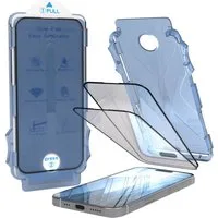 EAZY CASE Displayschutzfolie 2x Displayschutz für iPhone 17 Modelle für Apple iPhone 17, 2er Set, Display Schutzglas iPhone 17, 2er Set Displayfolie Klar Hartglas 0,7mm
