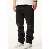 DAILY COTTON Straight-Jeans DCPARADERA Herren Lange Hose Jeans Ripped Straight-Fit