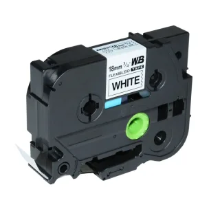 [NB]* Schriftband kompatibel für Brother TZEFX241 18mm bk/white