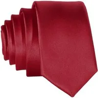 DonDon Krawatte schmale Krawatte 5 cm unifarben (Packung, 1-St) matt, glänzend, gestreift, Seidenlook