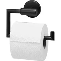 bremermann Toilettenpapierhalter Bad-Serie PIAZZA BLACK - aus Edelstahl matt schwarz (1-St)