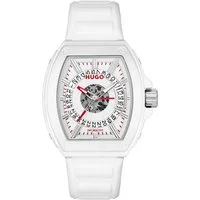 HUGO Quarzuhr #HUGO ID 1530435, Armbanduhr, Damenuhr, Herrenuhr, Silikonarmband, analog, Tag