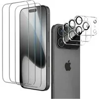 Futurea Schutzfolie iPhone 17 Schutzfolie inkl. Kameraschutzglas Panzerglas, (Spar-Set, mit Reinigungskit einfach anzubringen mit Installationsrahmen), 3-Pack Panzerfolie für Apple iPhone 17, Air, Pro, Pro Max