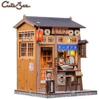 Cutebee Modellbausatz Miniature House Model Kit Morita-Ya 21 x 16 cm