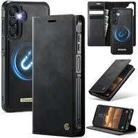 Mycotech Handyhülle Premium 2in1 Klapphülle für Samsung mit abnehmbarem Case Retro Tasche