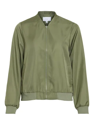 VILA - VIPAPAYA L/S BOMBER JACKET - NOOS Oil Green - Gr. - 42