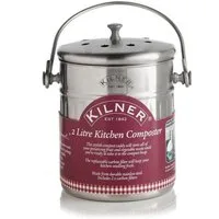 KILNER Biomülleimer "Küchen-Komposter", inkl. 2 Kohlefilter, 2 Liter