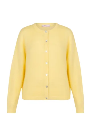 Studio Anneloes - Bibi mohair cardigan butter yellow - Gr. - L