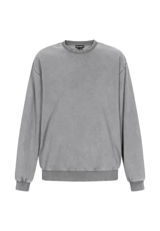 TUFFSKULL Sweatshirt Männer grau