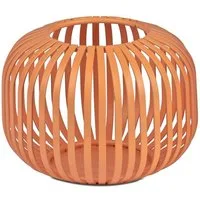 formano Windlicht Stäbe, Höhe: 10cm, Farbe: Orange, Motiv: Stäbe