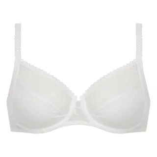 Chantelle Lingerie - INSTANTS Sehr bedeckender Bügel-BH weiß - Gr. - 70F